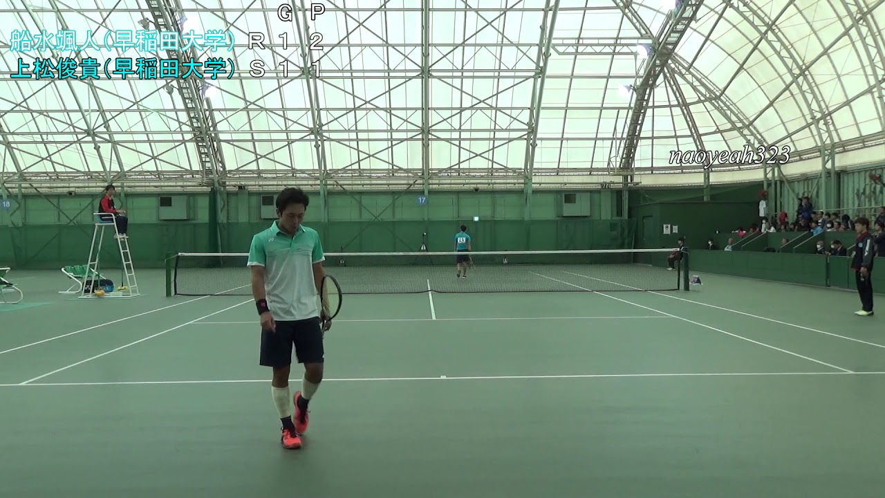 2018年 アジア競技大会予選会 男子 決勝 船水（早稲田大学） 対 上松（早稲田大学）