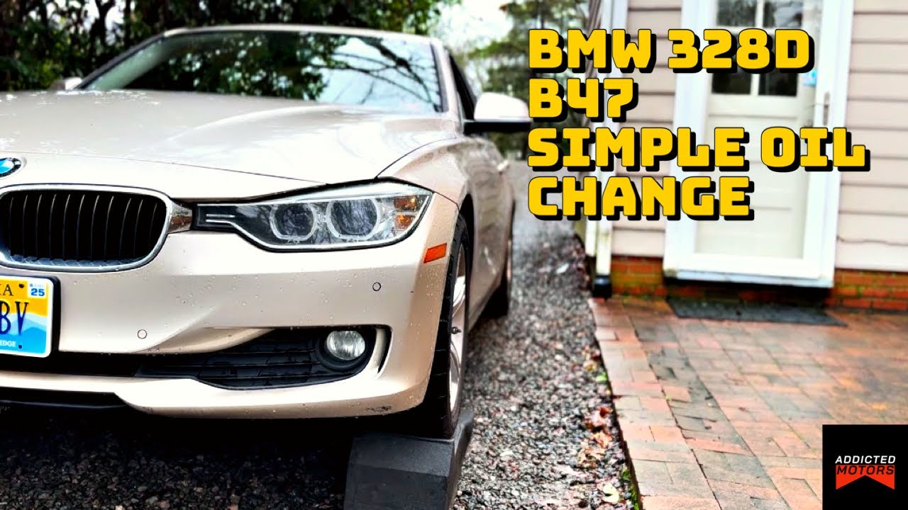 2014 BMW 328d - B47 DIY Diesel Oil Change | Crazy Long Intervals On High Milage F11.....
