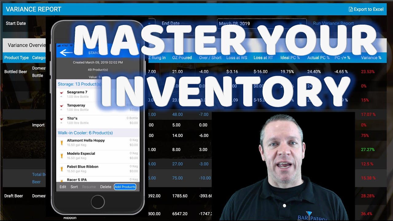 New Bar Inventory App DEMO [From Bar Patrol]