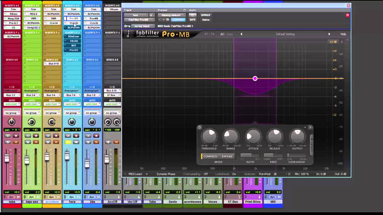 Mezclando Sierreño: Demostración De Mezcla En Protools