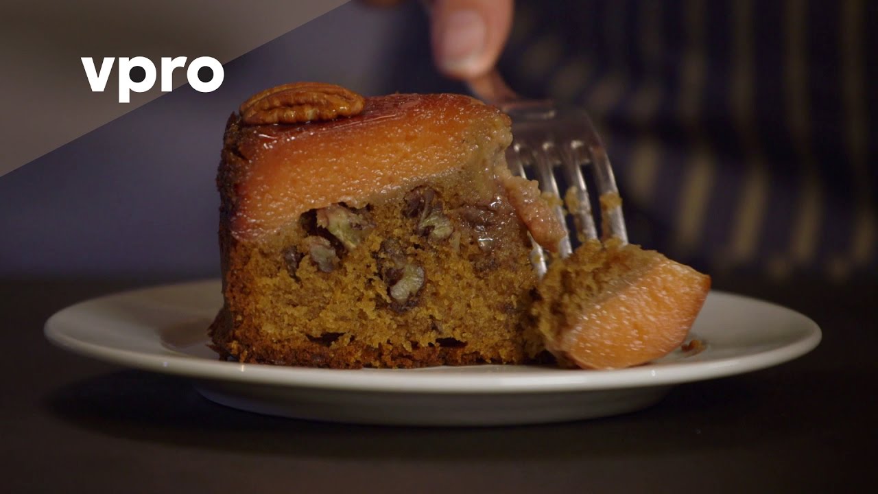 Recept Omgekeerde Peren en Notentaart - Koken met van Boven