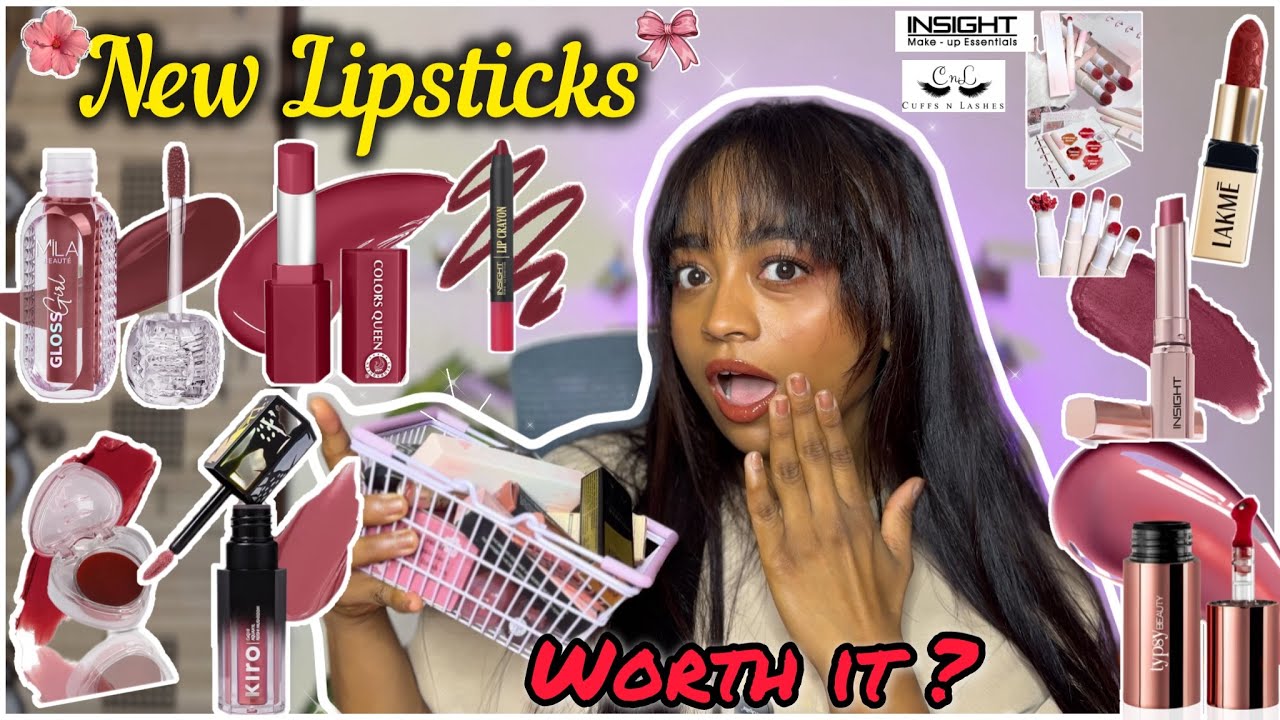 NEW Lipstick Launches 💄 | Latest Lipsticks Swatches | Worth It? | @Bronzebeautydiaries 