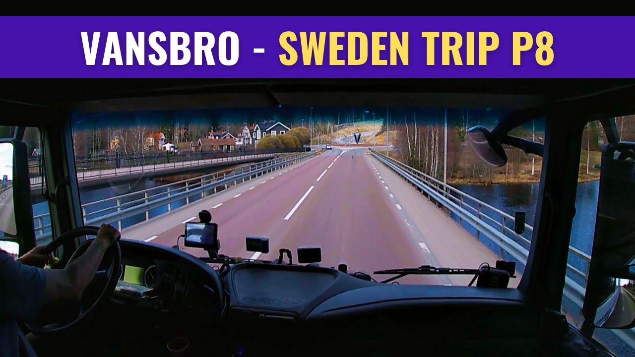 POV Truck Driving - Vansbro, Sweden Trip - Part 8 | CV Driving