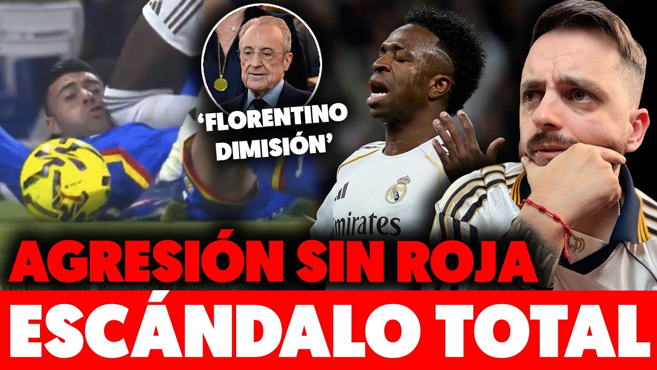 💥¡ESCÁNDALO ARBITRAL! RUDIGER AGREDIÓ ¡y NO VIO ROJA! · FLORENTINO DIMISIÓN · MASTANTUONO EXPULSADO