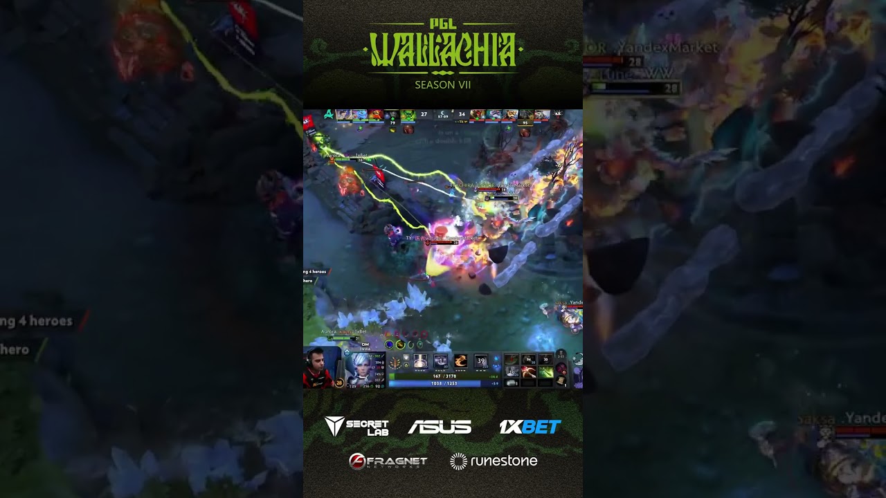 ВЕЛИКИЙ МОМЕНТ: Тройной удар Уотсона, попытка переломить ход игры #pgl #wallachia #dota2