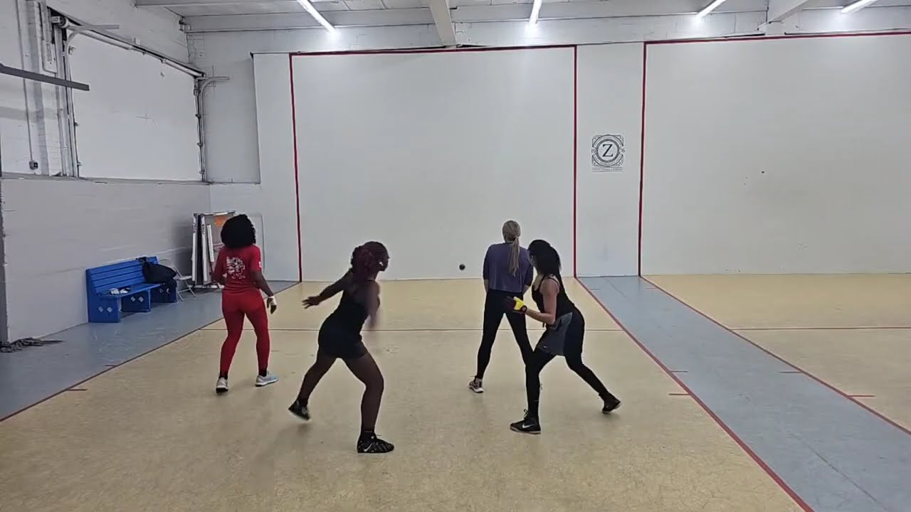 Zerega - Lily & Shena vs Karla & Kennedi - Ladies Doubles Handball Filmed By Shena - 12.29.2025