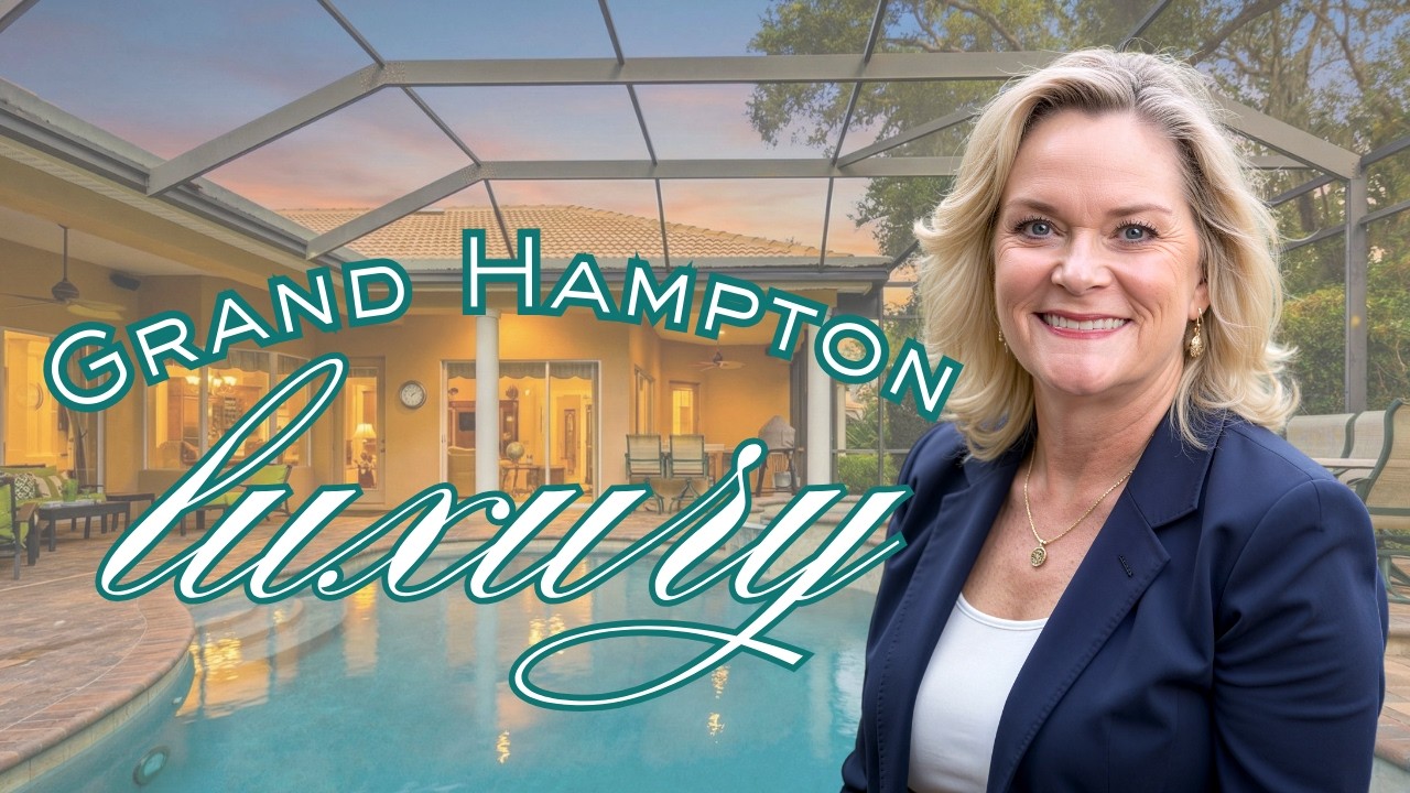 New Tampa Luxury Living | 6-Bedroom Grand Hampton Pool Home Tour