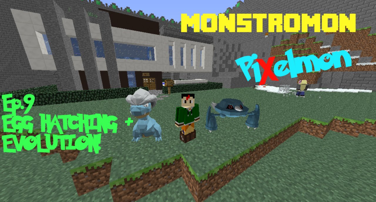 Minecraft Pixelmon | MonstroMon Ep.9 EGG HATCHING + EVOLUTION!