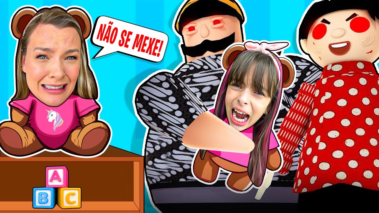 VIRAMOS URSOS e nos ESCONDEMOS das BONECAS VIVAS! (Living Dolls)