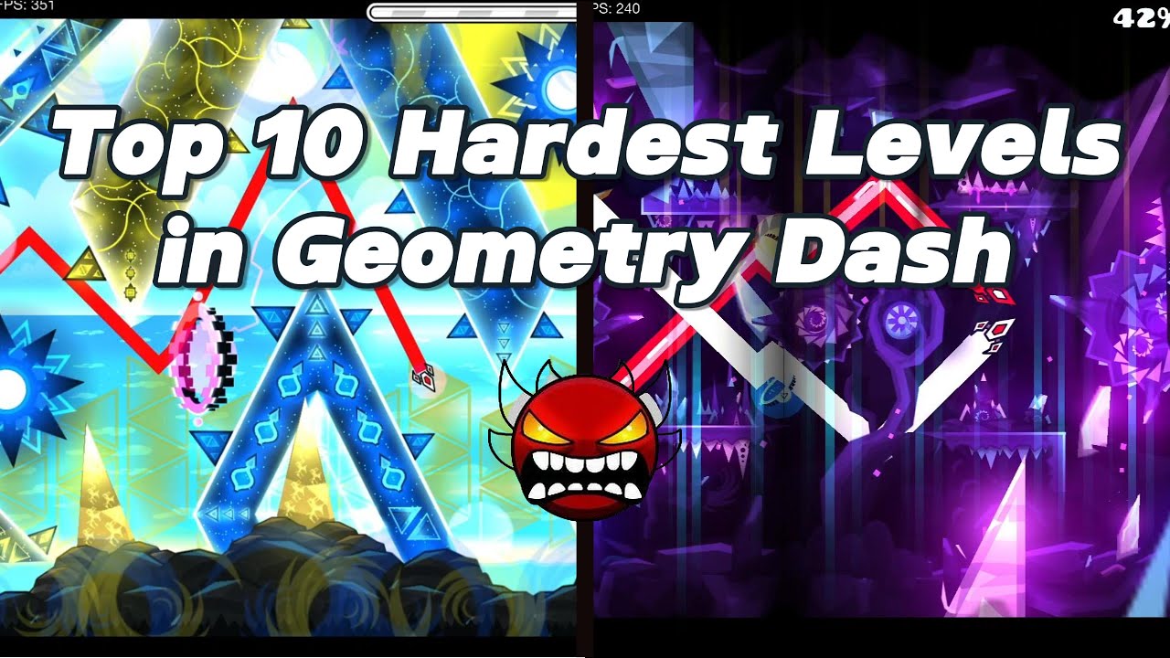 Top 10 HARDEST Levels in GD October 2025 4K