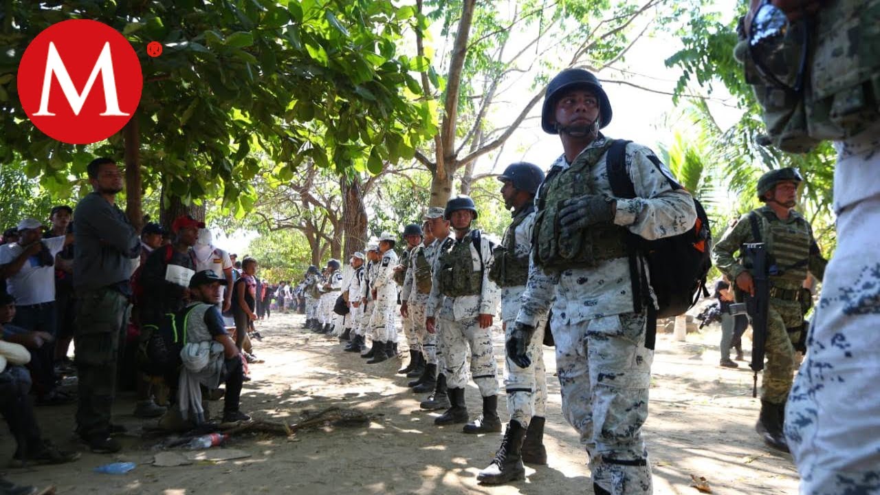 Guardia Nacional frena a migrantes que intentaron cruzar a México