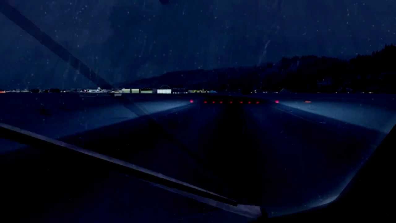 [FSX HD] Final approach to INNSBRUCK (noseview)