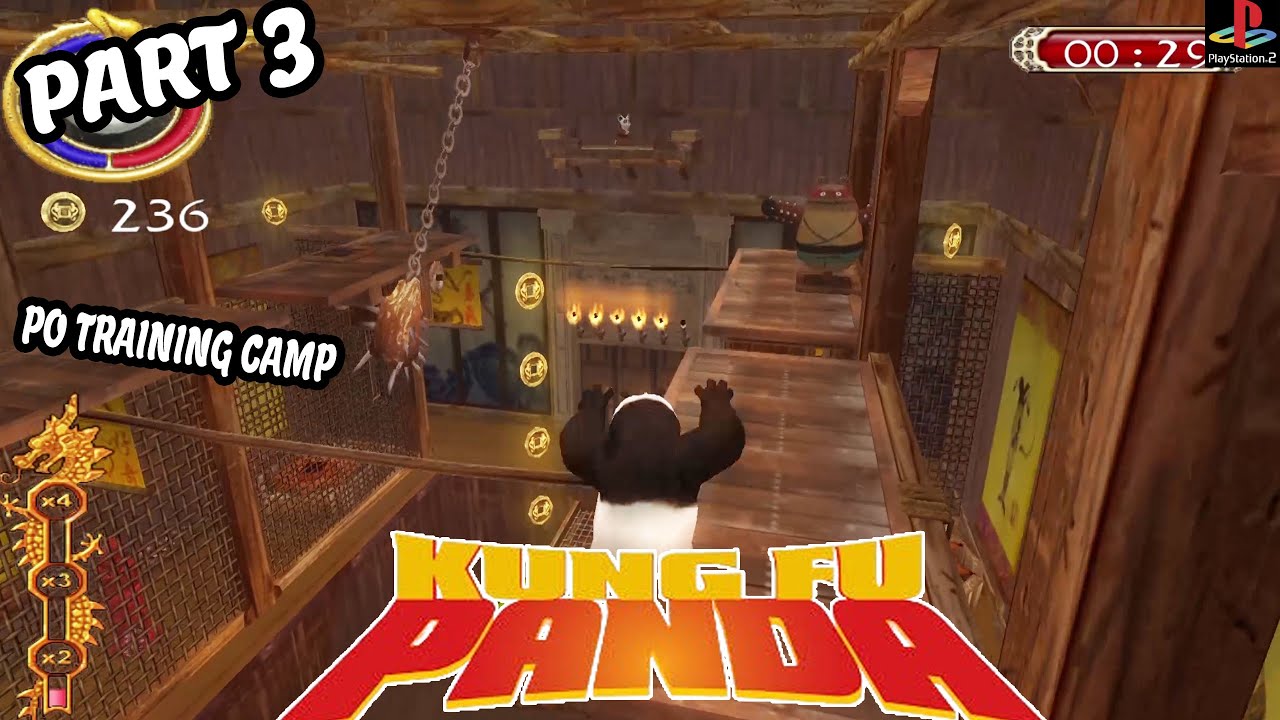 NOSTALGIC PS2 - KUNGFU PANDA - PO'S FIRST DAY - PART 3 - 