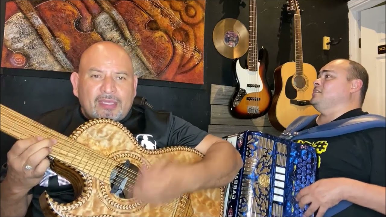 HUMBERTO RODRÍGUEZ FT JAY GÓMEZ  CON ACORDEON Y BAJO SEXTO Ensayando desde el estudio