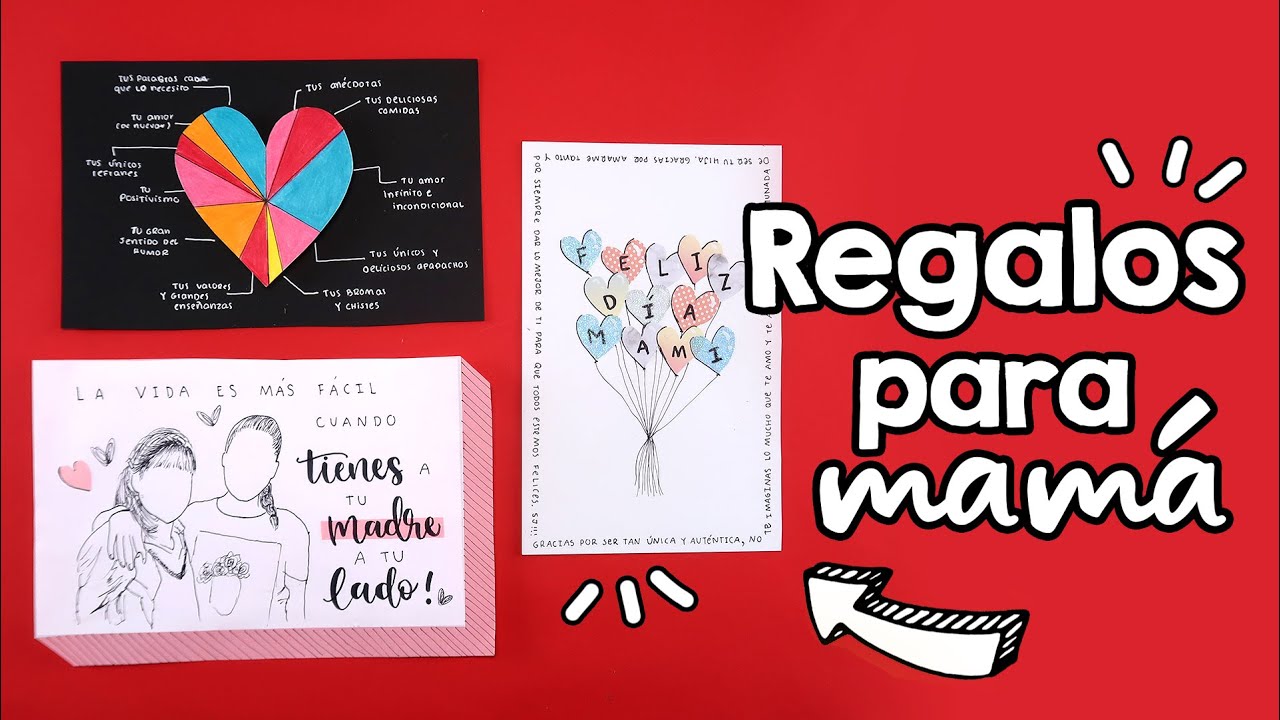 3 TARJETAS/REGALOS FÁCILES para el Día de las Madres! ✄ Barbs Arenas Art!