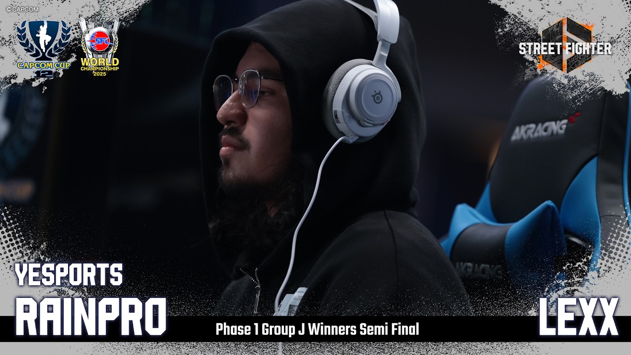 YESPORTS｜RAINPRO（ベガ/C）vs LEXX（ガイル/C）「PHASE 1 GROUP J WINNERS SEMI FINAL」【CAPCOM CUP 12】
