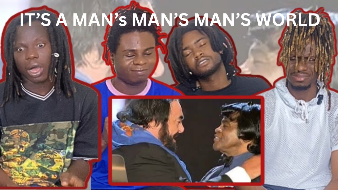 Chill! Luciano Pavarotti, James Brown   It's A Man's Man's Man's World  Live Performance( Reaction)
