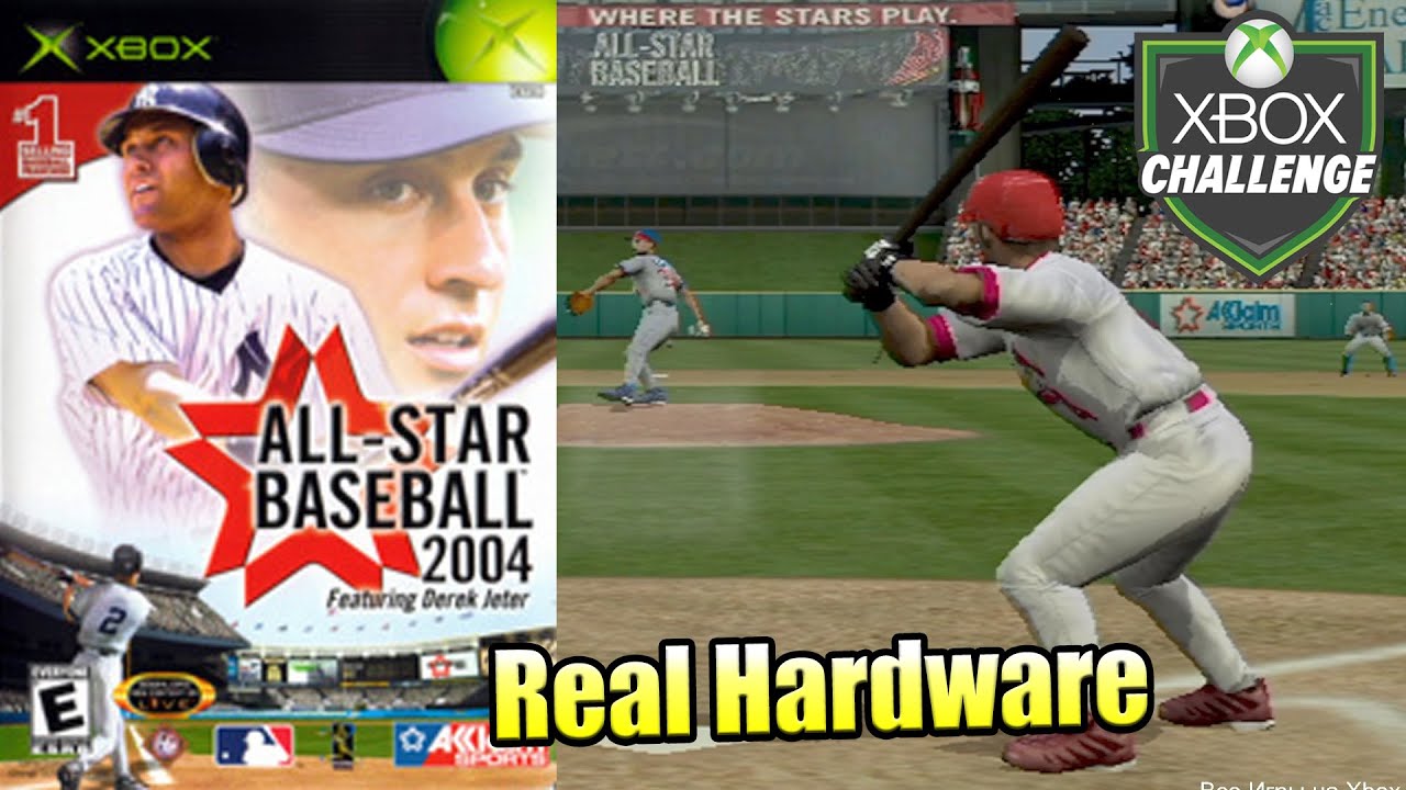 All Star Baseball 2004 &mdash; Xbox Original Gameplay HD &mdash; Real Hardware {Component}