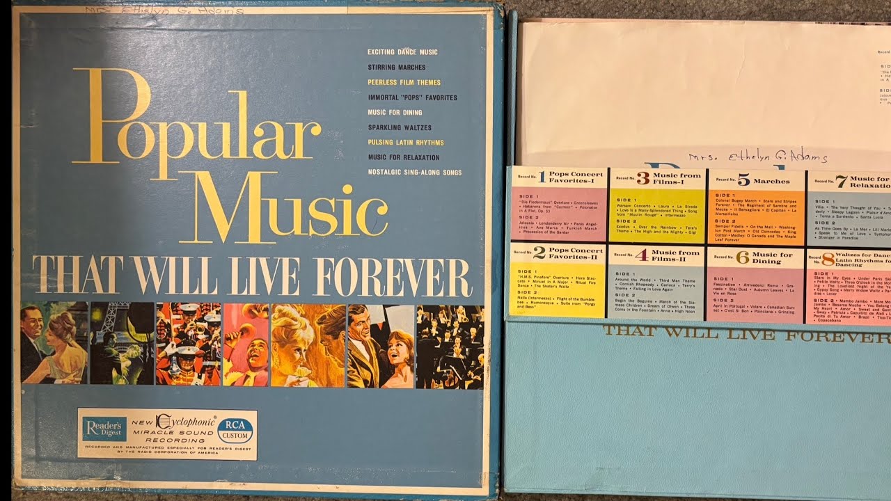 Popular Music that will Live Forever / -1- / RCA and Readers Digest
