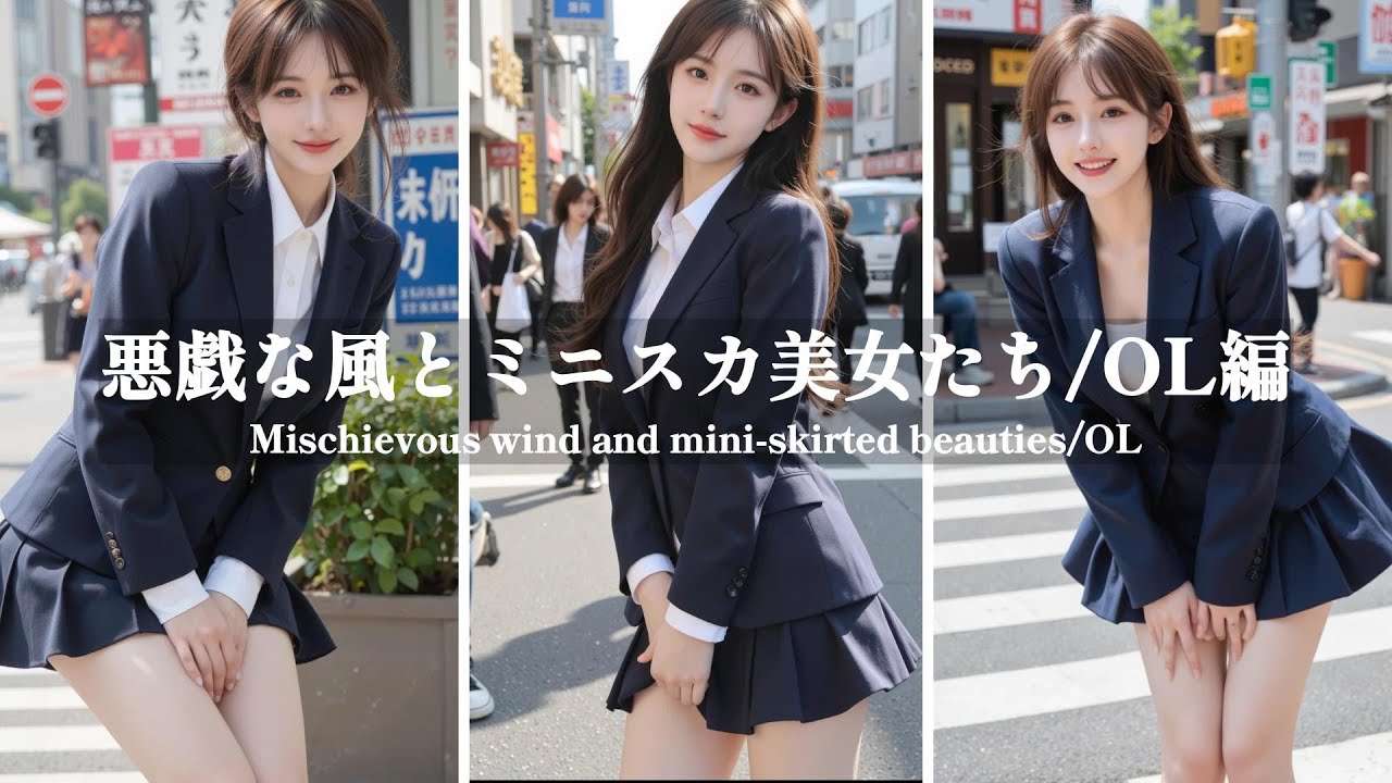 【街角の可愛いOLが・・・】#ai #かわいい #ol