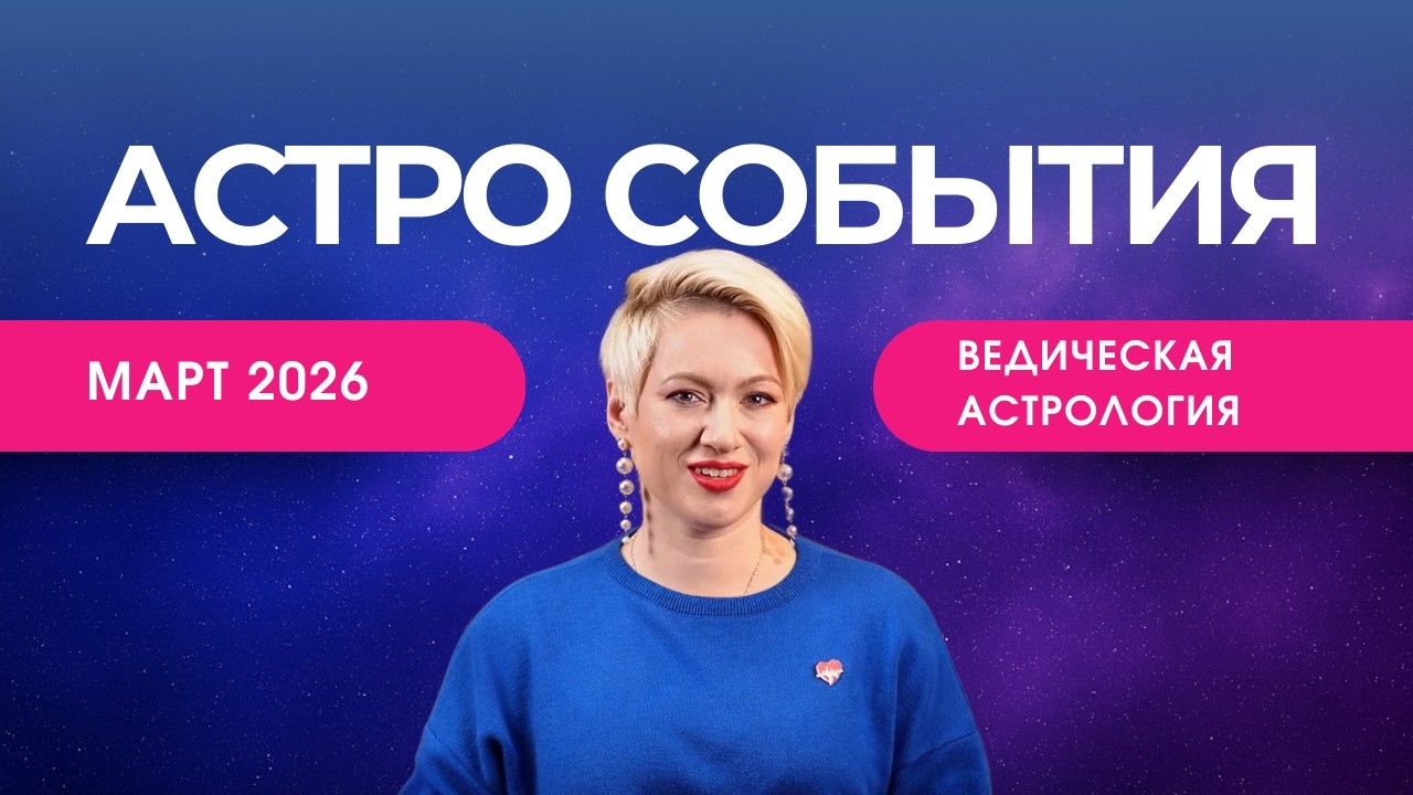 МАРТ 2026 | Астро события