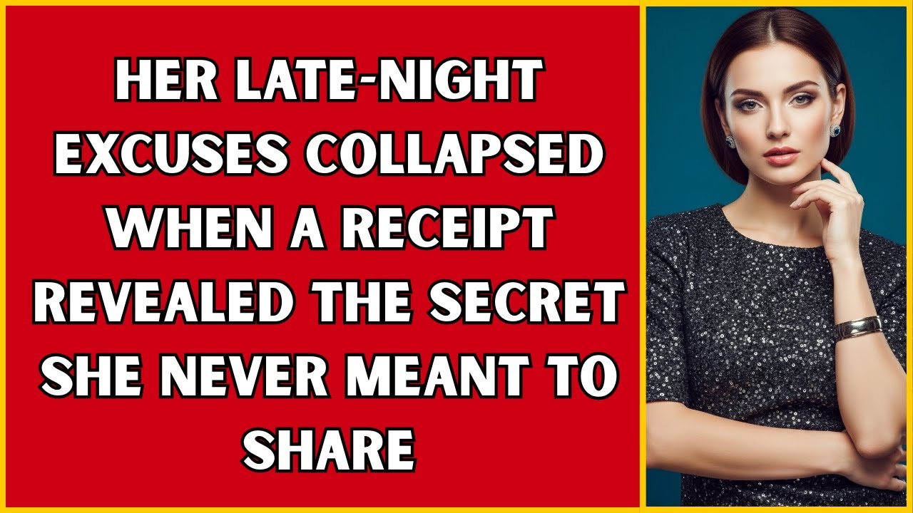 Её ночные оправдания рухнули, когда чек раскрыл секрет, которым она никогда не собиралась делиться