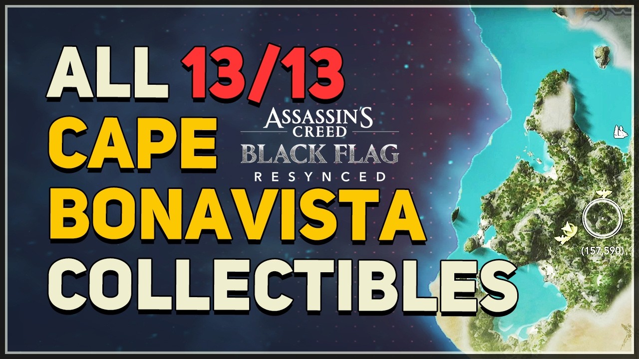 All Cape Bonavista Collectible Locations Assassin's Creed Black Flag Resynced