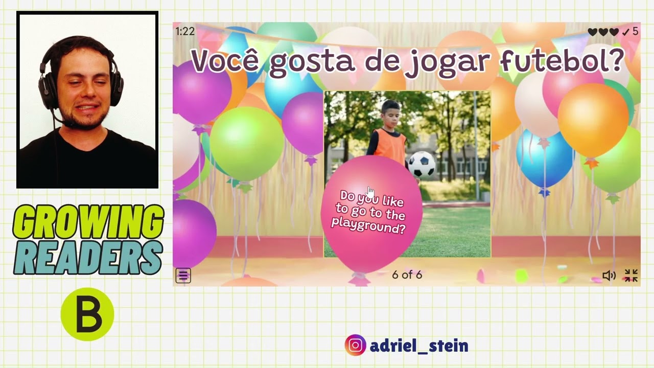 Inglês para Crianças: Hobbies! 🎨⚽🎵 | UNIT 16 - AULA 10 - 'GROWING READERS B'