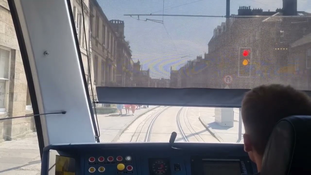 Edinburgh Tram Journey From Newhaven To York Place On 10/6/23