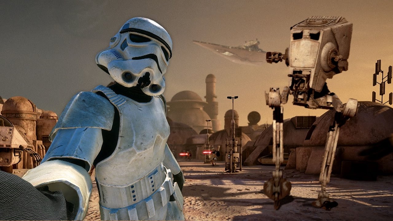 Star Wars Battlefront - Funny Moments #8 Fall of Lando