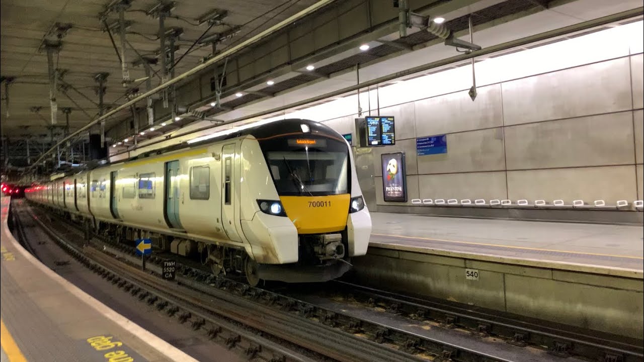 Trains At London St Pancras International Low Level 25/10/21 (Thameslink Core)