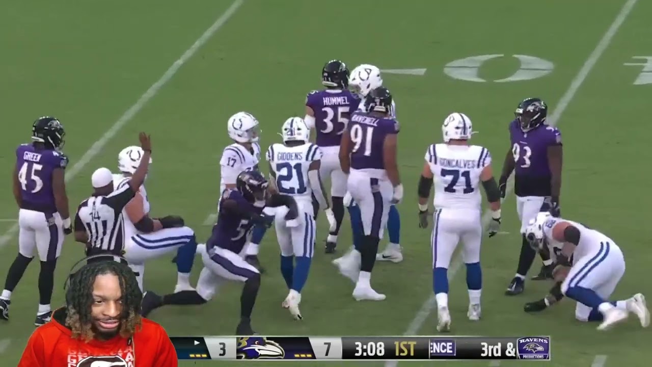 REACTING TO Indianapolis Colts vs. Baltimore Ravens Game Highlights