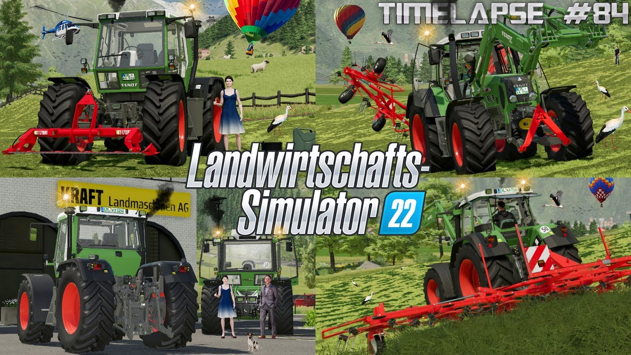 Erster GRASSCHNITT mit NEUEM FENDT XYLON 524 und FENDT 716 VARIO! 💪🌿🚜💨 | [LS22] - Timelapse #84