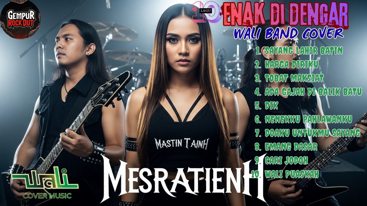 10 Lagu Wali Band Paling Enak Didengar 🔥 Rock Cover Wanita | Full Album Tanpa Iklan