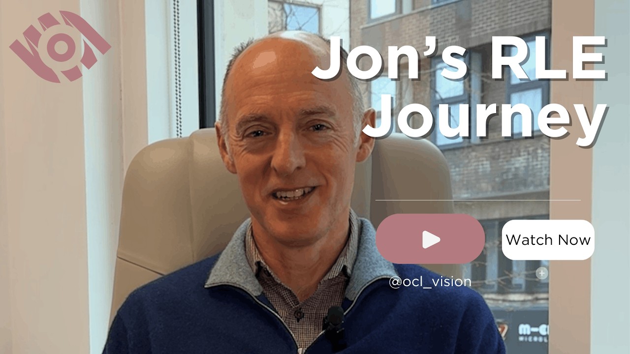 From Contact Lens Problems to Clear Vision. Jon’s RLE Journey