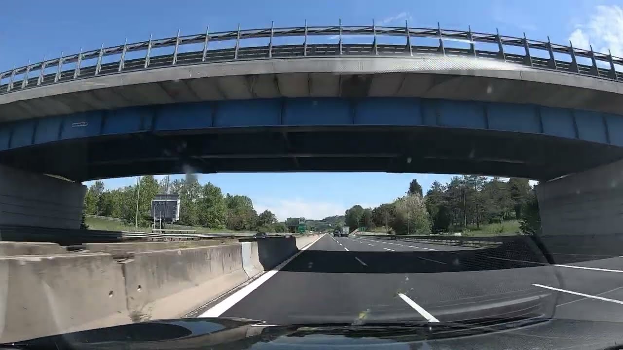 [Motorways in Italy] Autostrada del Sole A1: da Orte all'uscita di Roma Nord