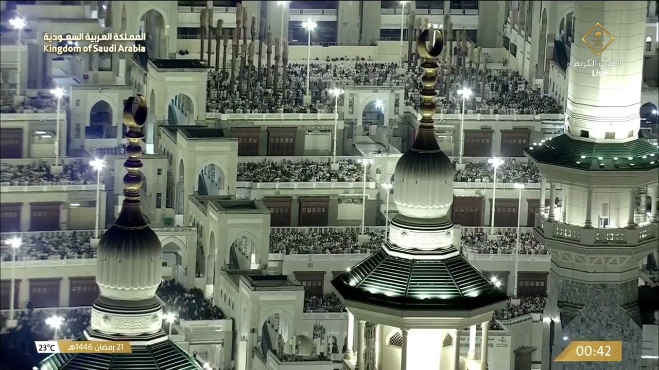 صلاة التهجد من المسجد الحرام بـ #مكة_المكرمة ليلة 21 #رمضان 1446هـ