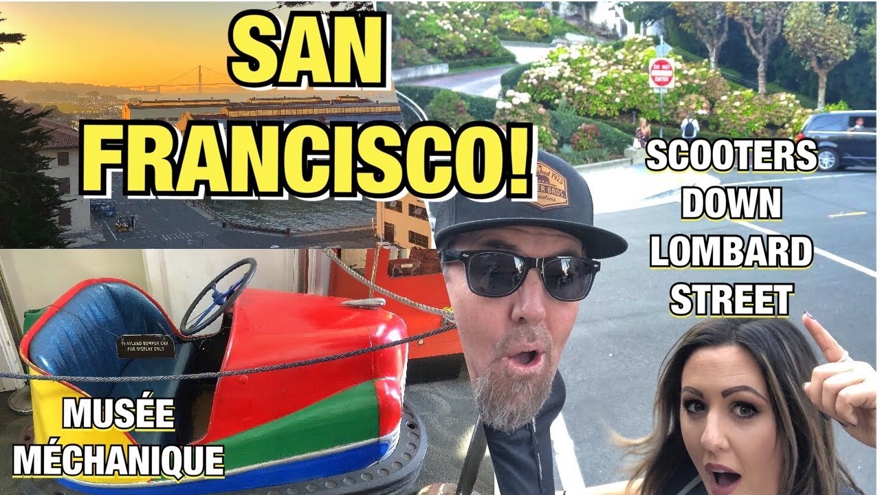 San Francisco! Exploring Musee Mécanique, Scootering Down Lombard Street & Fort Mason Park! Pt 2