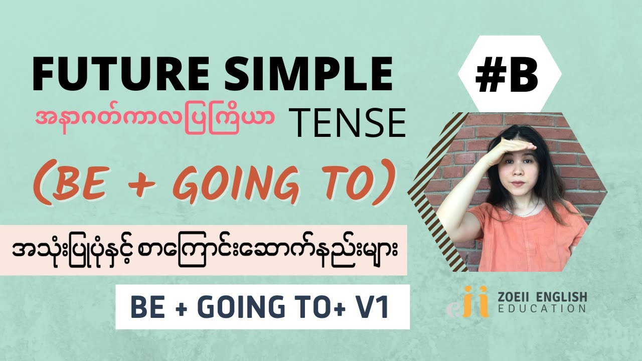 3.10 (B) FUTURE SIMPLE - 'BE + GOING TO