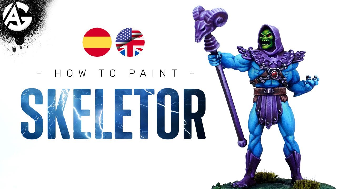 How to paint SKELETOR ☠️ / Como pintar SKELETOR ☠️