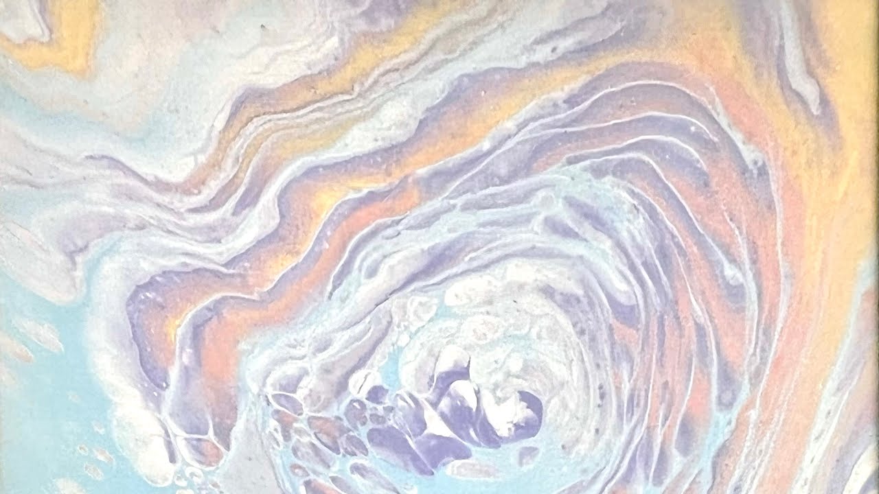 (401) SUNRISE DecoArt Satin Enamel Cells No Silicone Straight Pour - Fluid Acrylic Paint Pouring