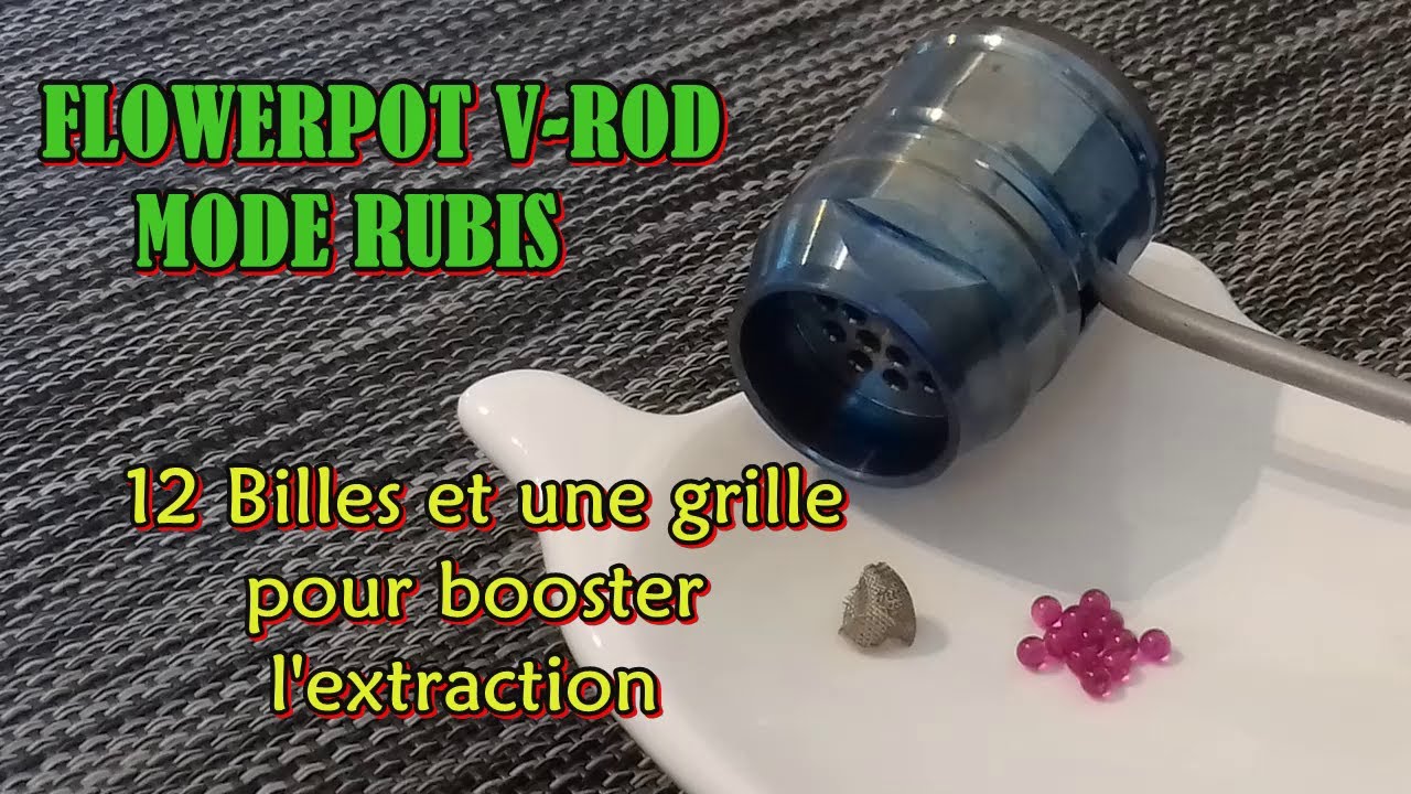 Flowerpot V-Rod Boost&eacute; - 12 Billes et une grille