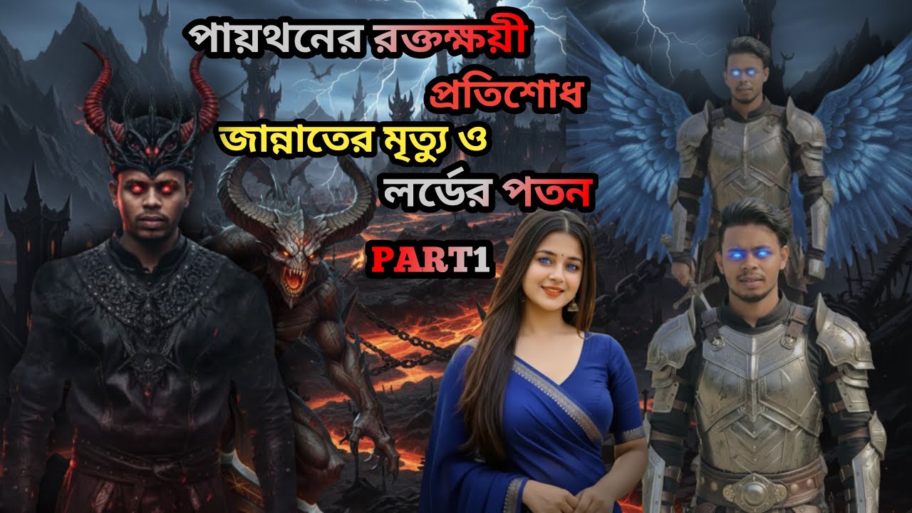 পায়থনের রক্তক্ষয়ী প্রতিশোধ: জান্নাতের মৃত্যু ও লর্ডের পতন! #JinnWar #GhulVsIfrit #BanglaStory 