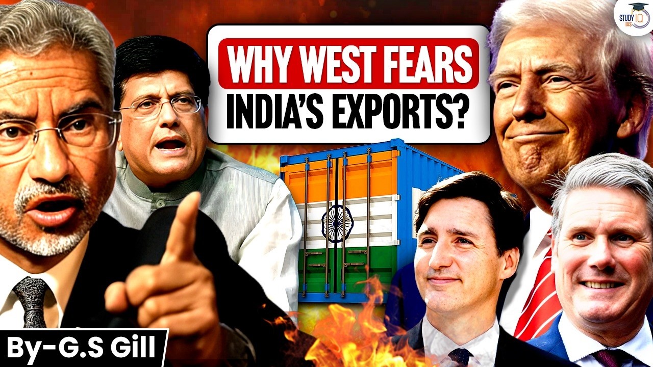 Targeting India? Western Double Standards on Indian Exports Revealed | UPSC | StudyIQ IAS
