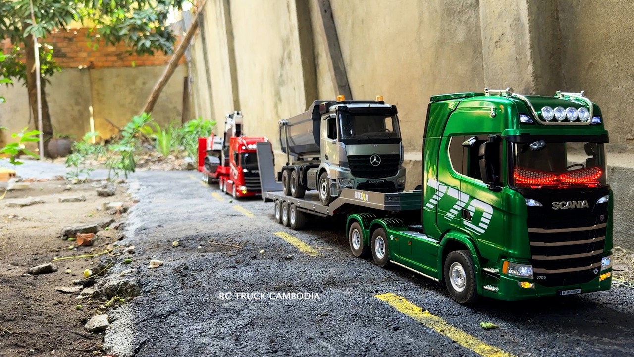 Good video if you like RC don’t forget visit this video activities dump trailer transportation truck