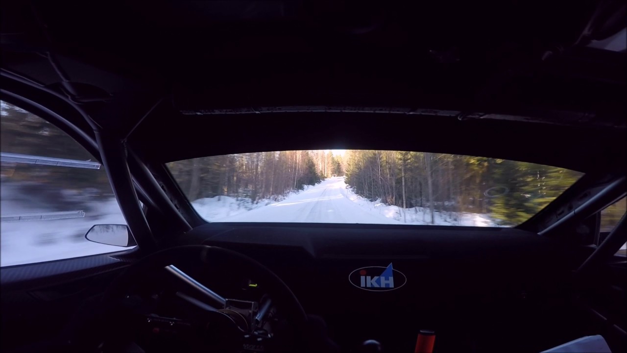Kalle Rovanperä | Skoda R5 | Winter Test | Helmet Cam