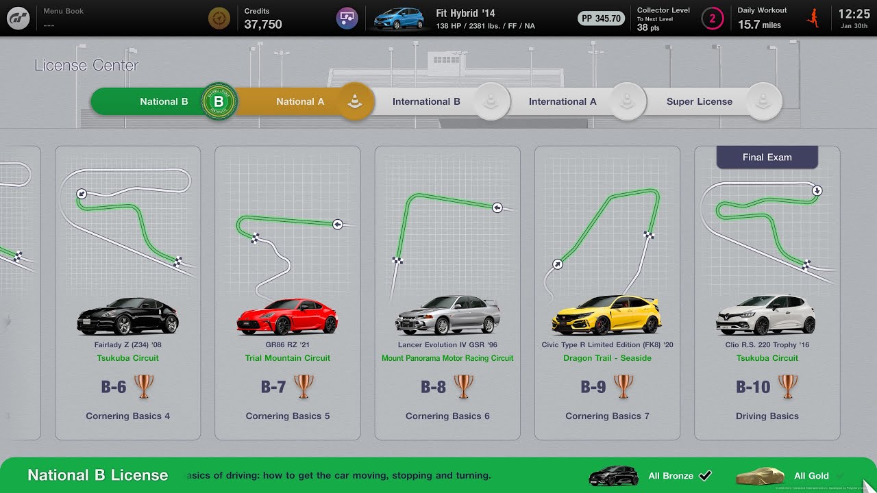 Licence B-6 to B-10 Gold Guide: Mastering the Basics! | GT7 | Gran Turismo 7 | Cafe Menu 2