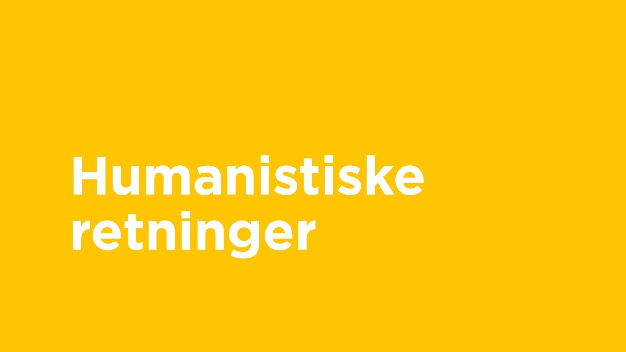Øregård Gymnasium // Humanistiske retninger