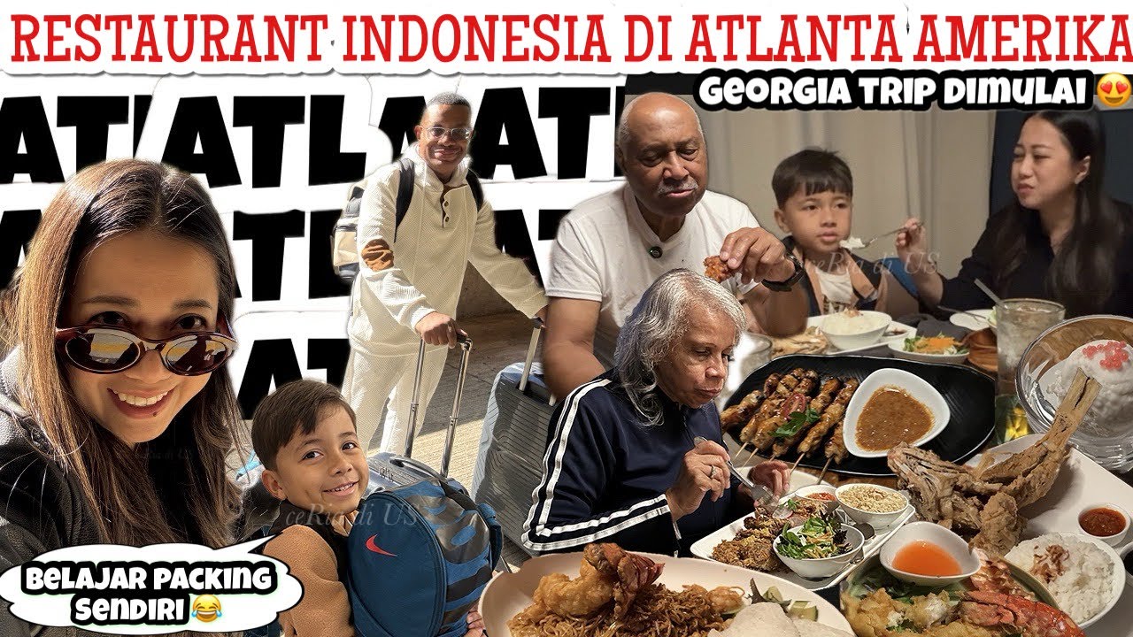 MENDARAT DI ATLANTA LANGSUNG HAJAR MAKANAN INDONESIA 🇮🇩 INI SEMUA BIKIN MERTUA AMERIKA KETAGIHAN! 😍