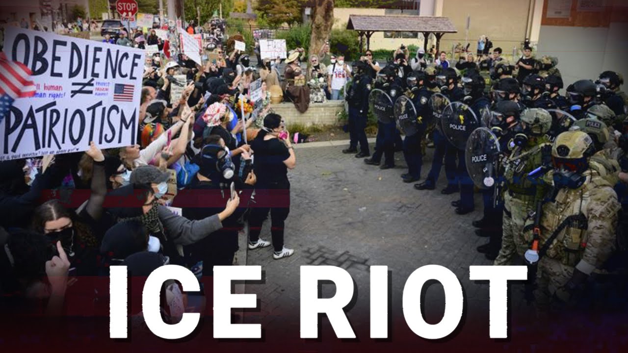 Antifa thugs and protesters clash with ICE officers in ‘viciously anti-American’ riot